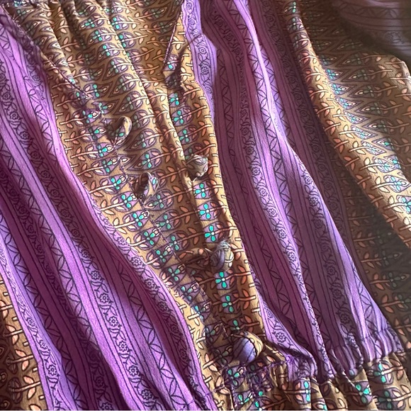 Gold & Silver Paris Maxi Dress (size 1) - designed & purchased in France - Picture 5 of 11